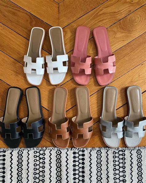 hermes sandal size chart|Hermes oran sandals size 40.